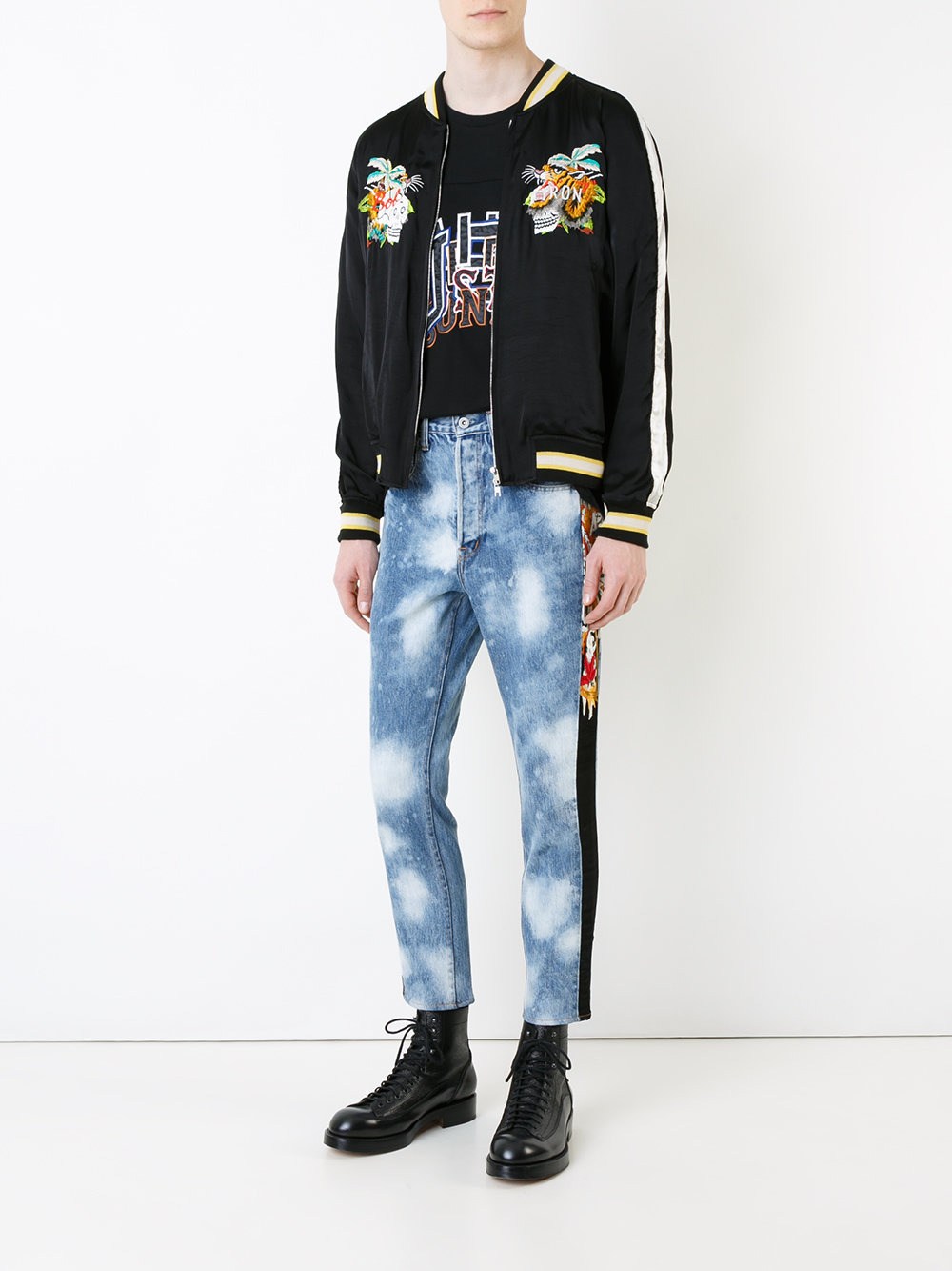 bleached jeans