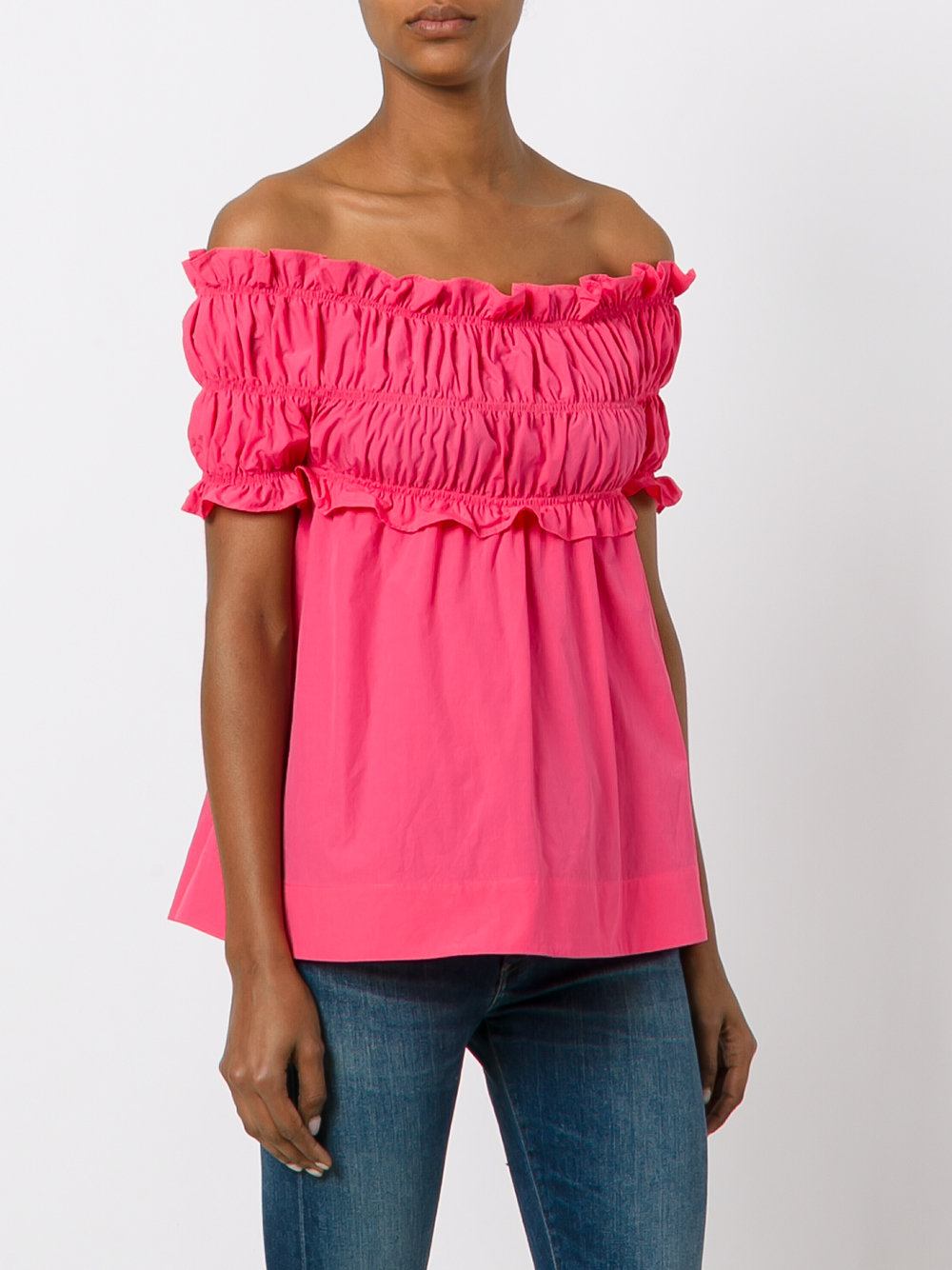 off-the-shoulder blouse 