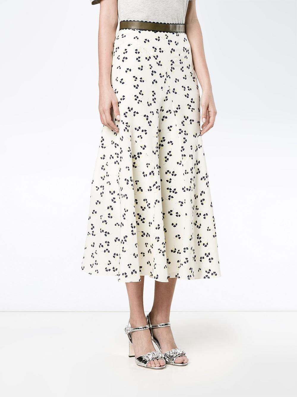 Moraya floral print skirt 