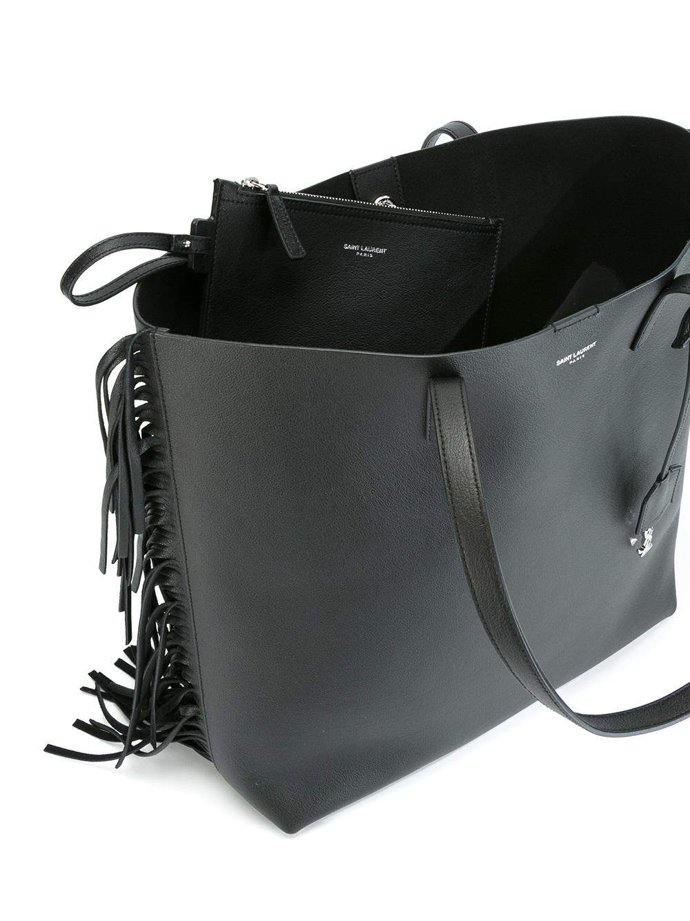 medium fringed trim tote