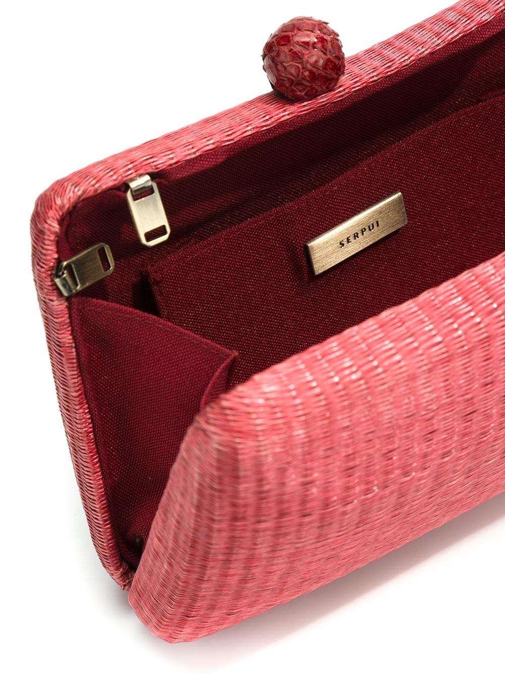 straw clutch bag