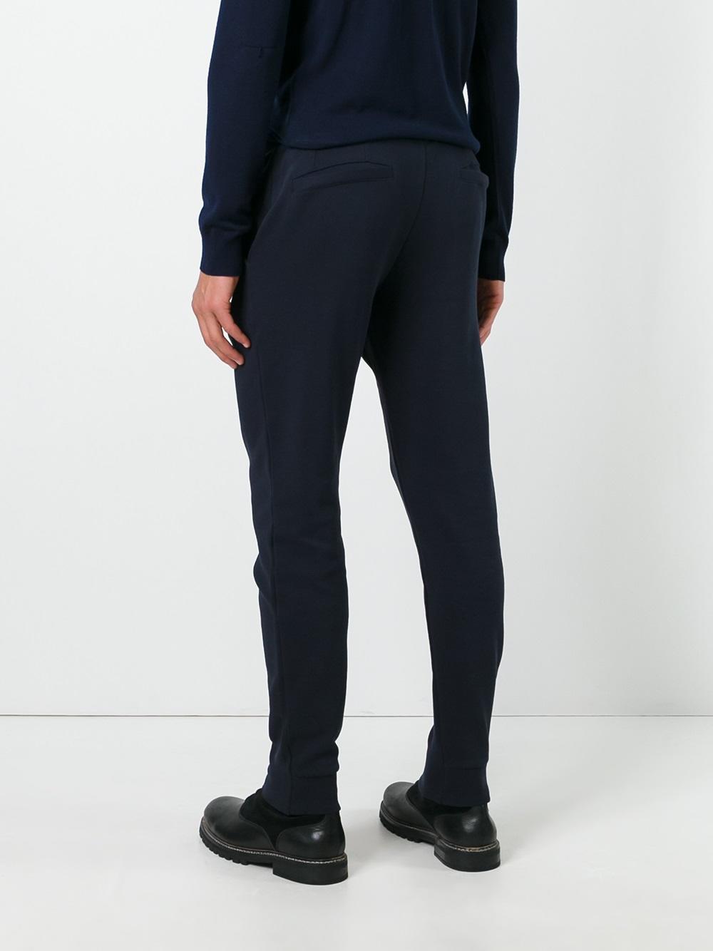 slim fit trousers