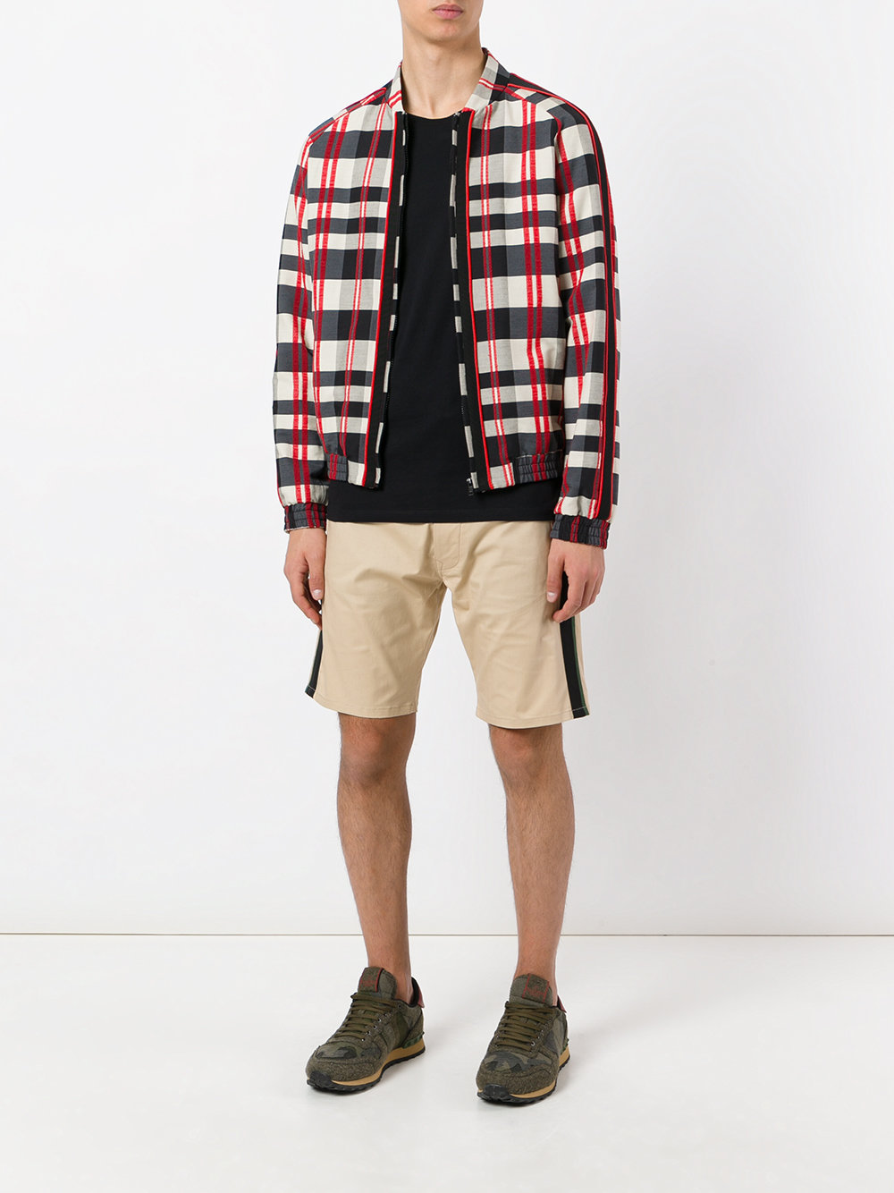 checked jacket 