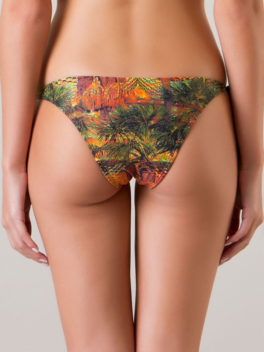 printed bikini bottoms