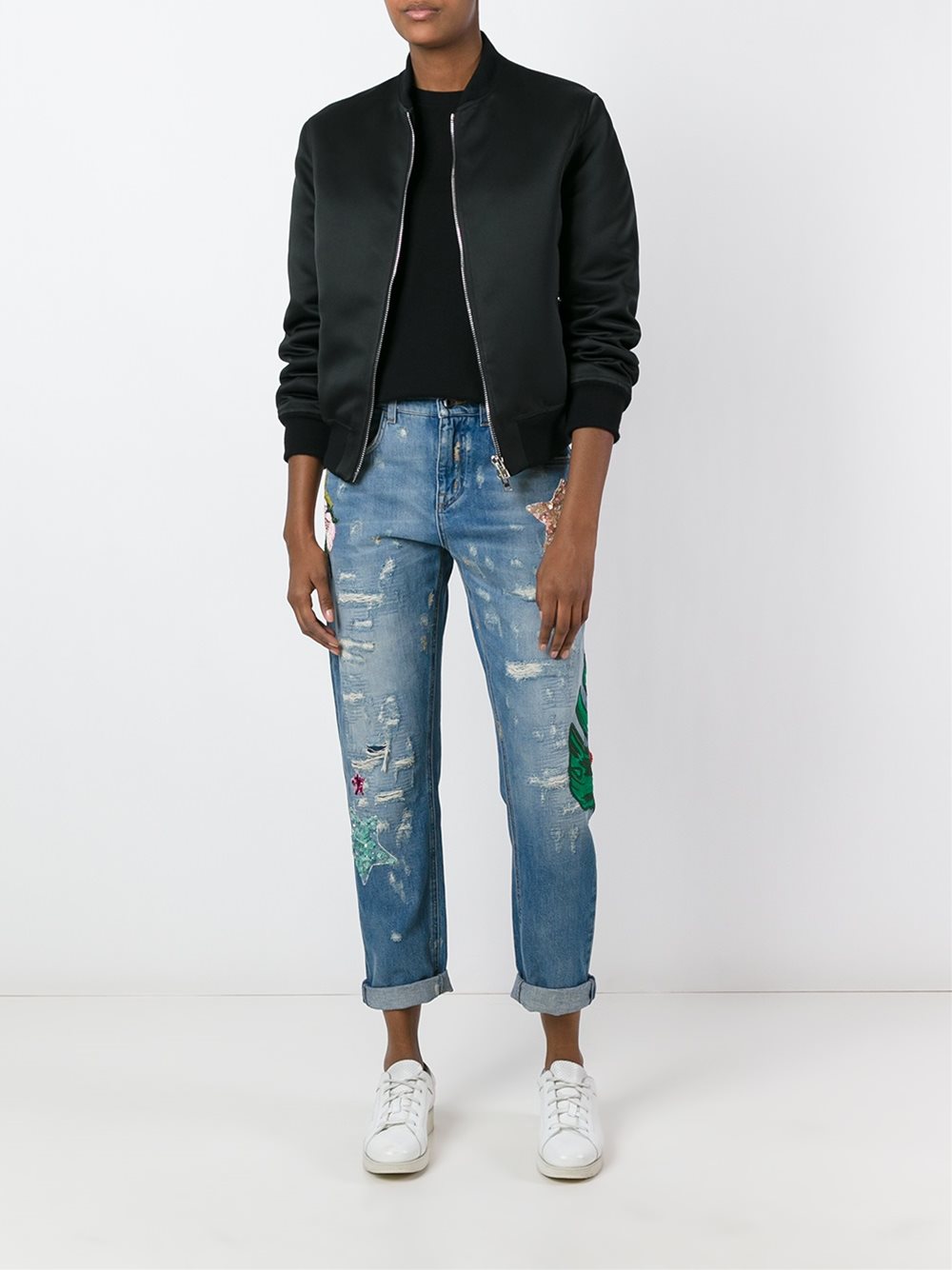 embellished boyfriend jeans 
