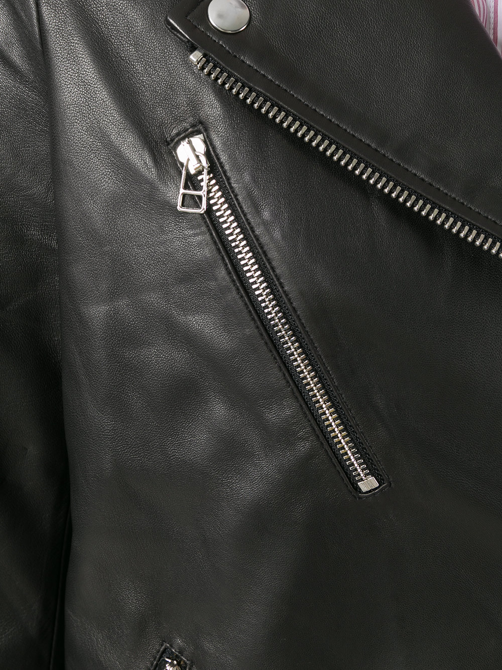 oversized leather jacket 