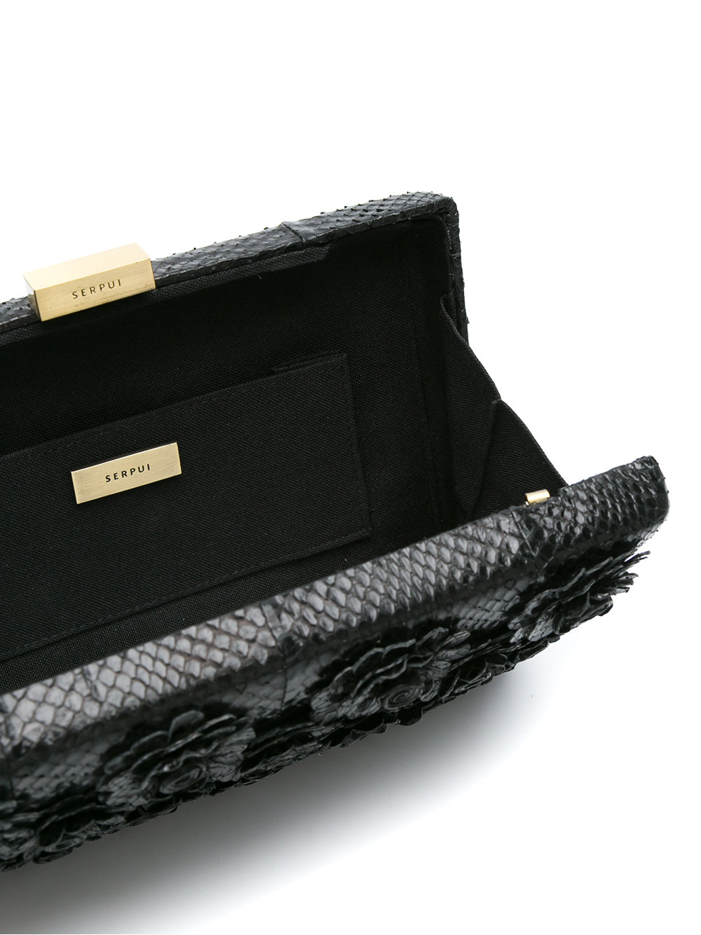 snake skin clutch