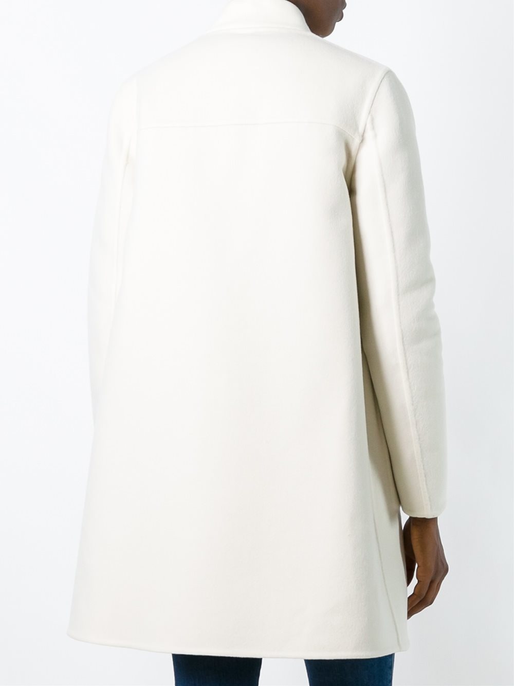 layered padded coat 