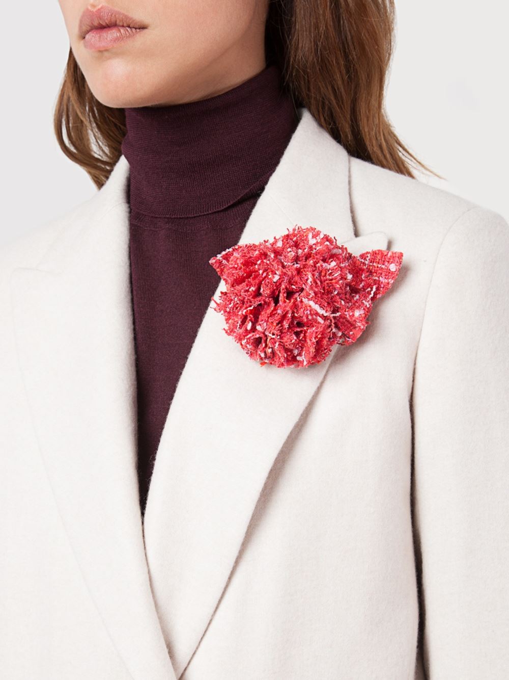 camellia brooch