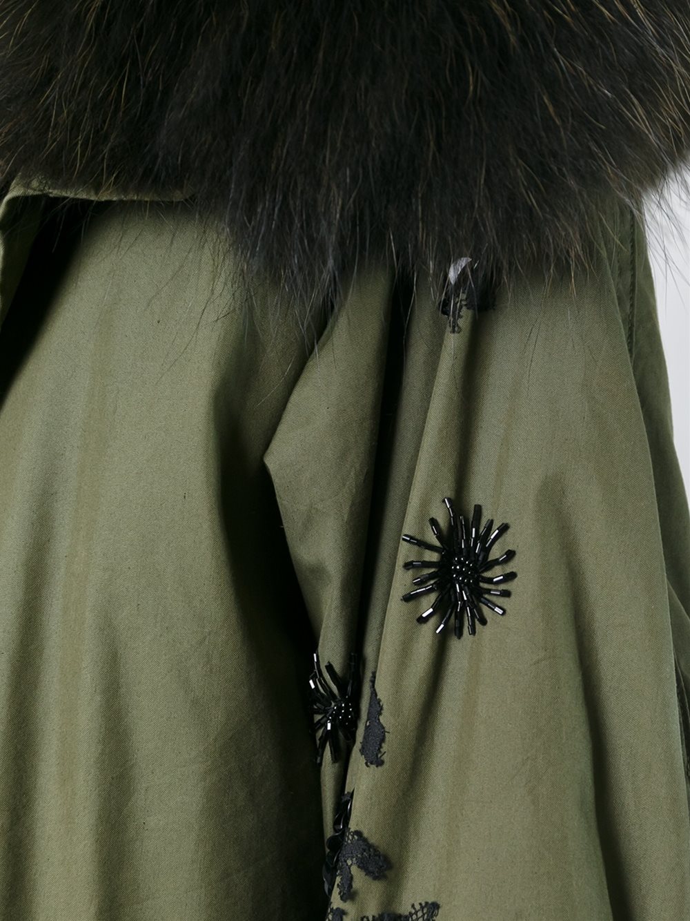 fur lined parka