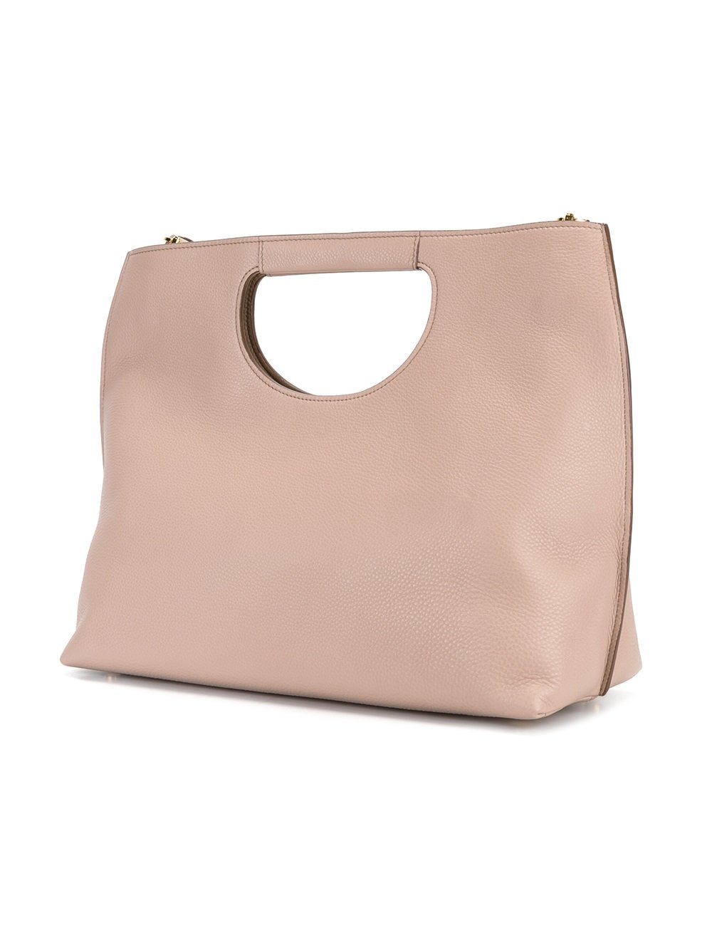 cut-out handle shoulder bag