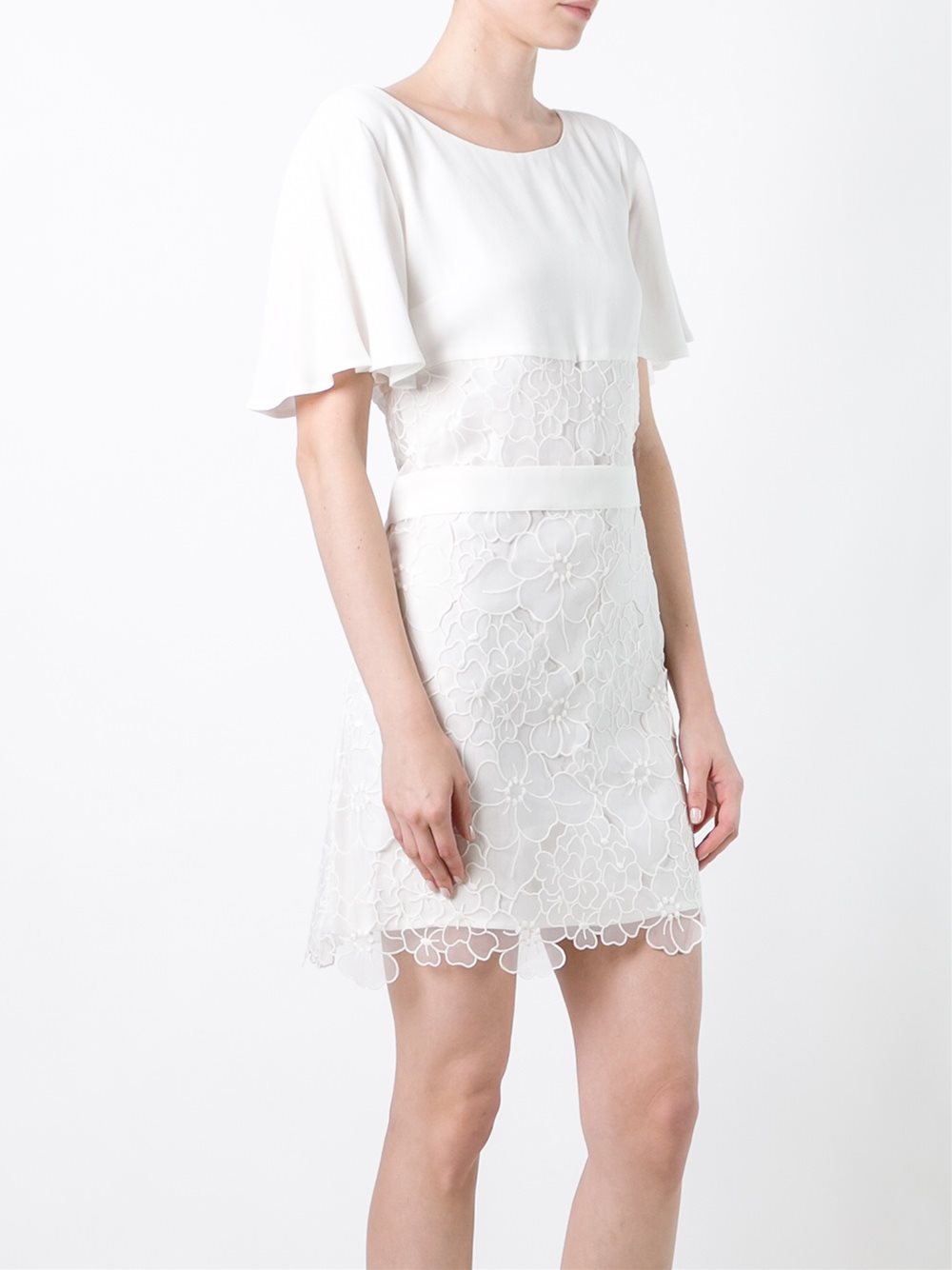 lace overlay dress