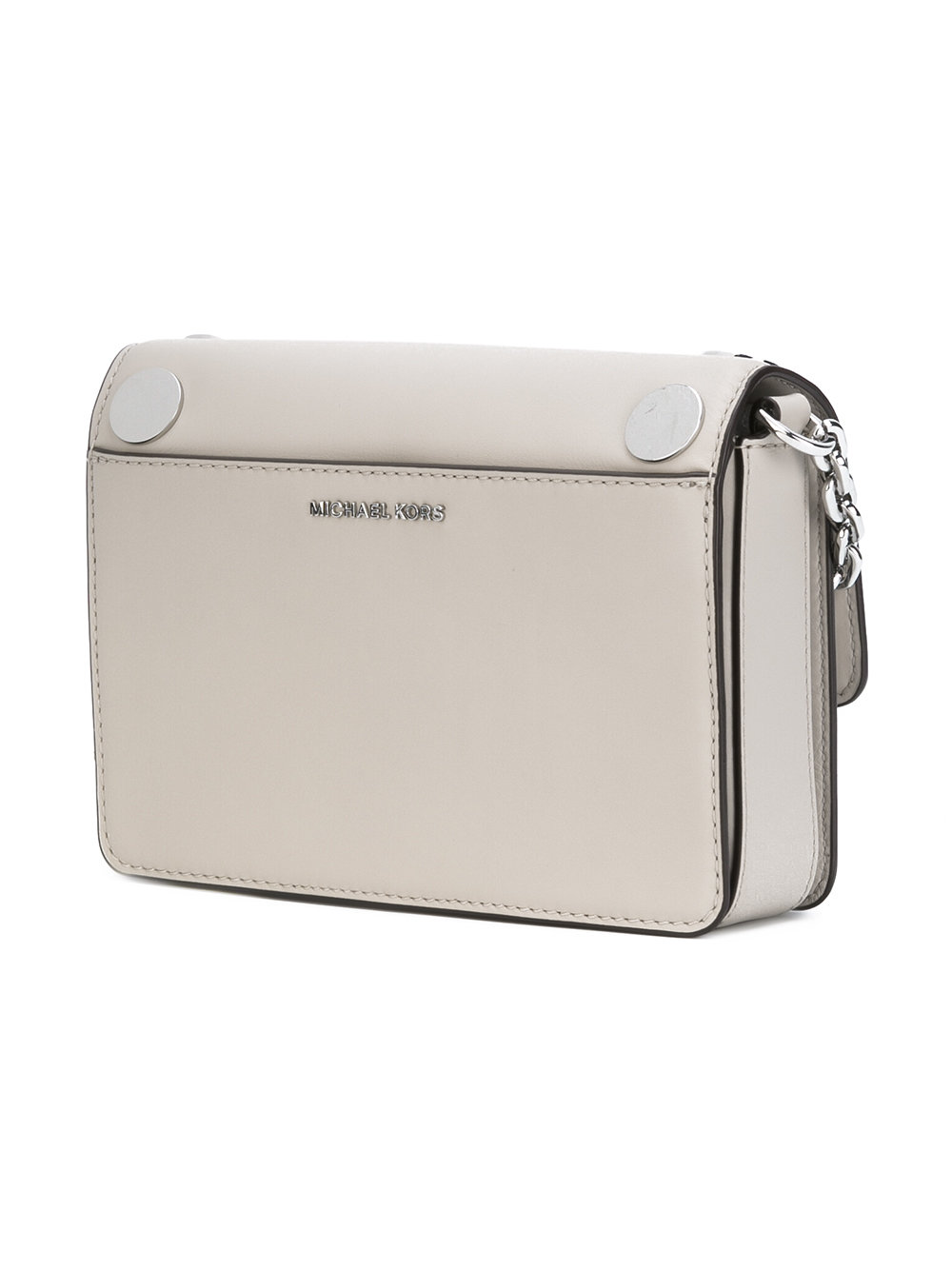 metallic cross-body bag