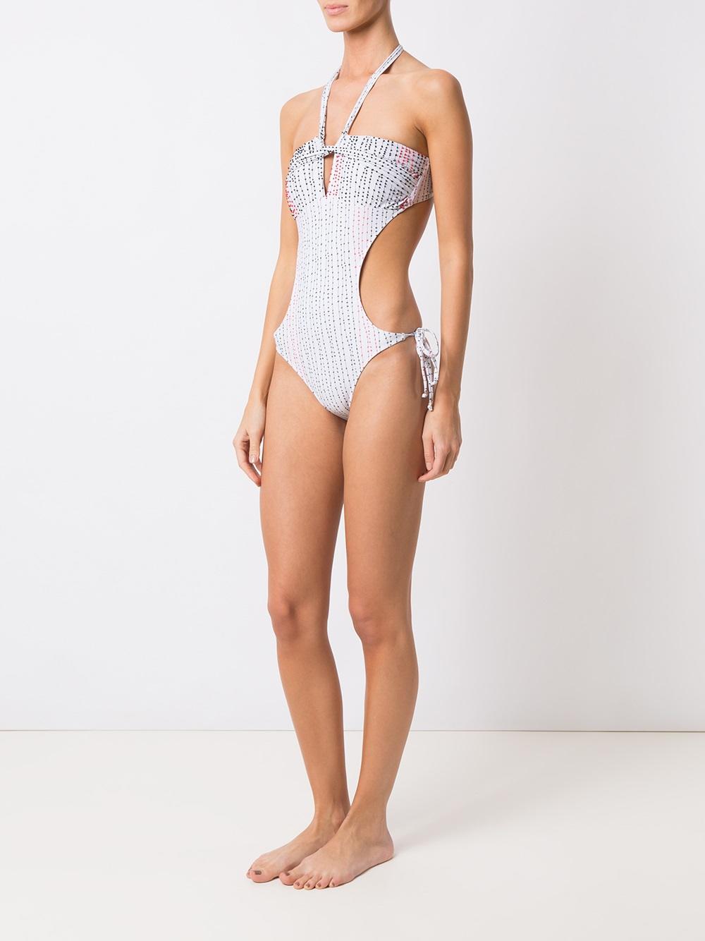 embroidered swimsuit