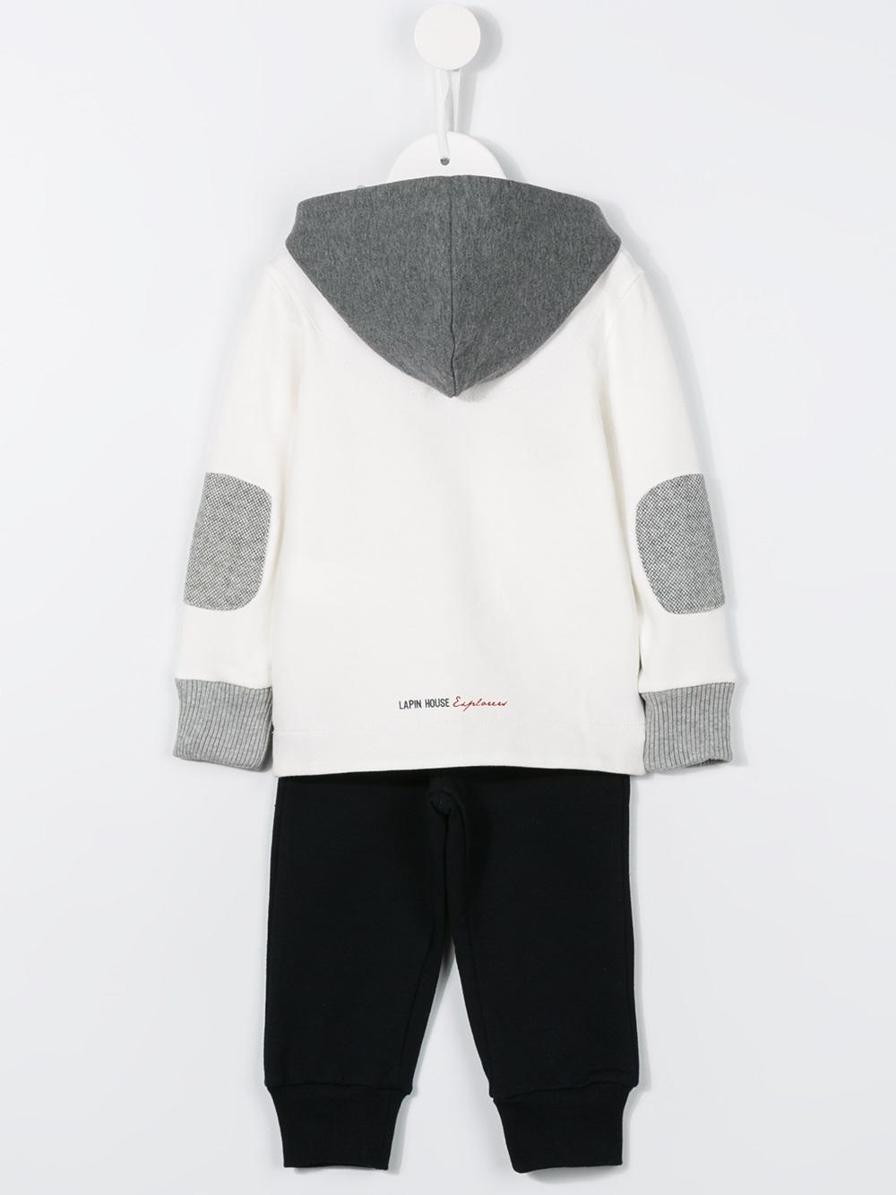 patch hoodie tracksuit sets