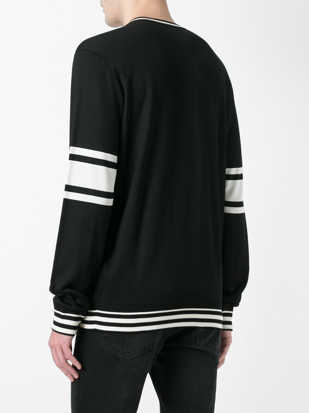 intarsia guitar knit jumper
