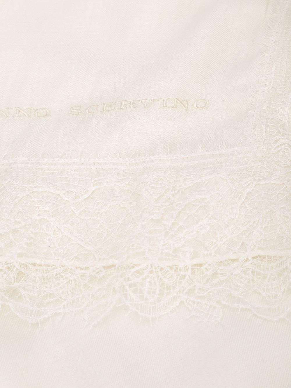 lace detail scarf