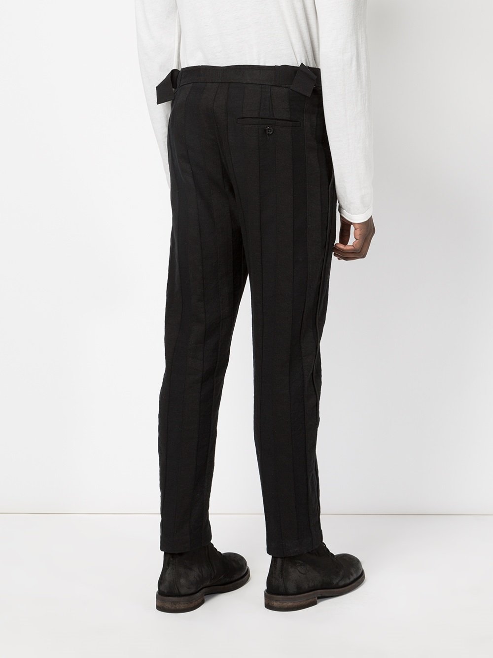 drawstring tailored trousers 