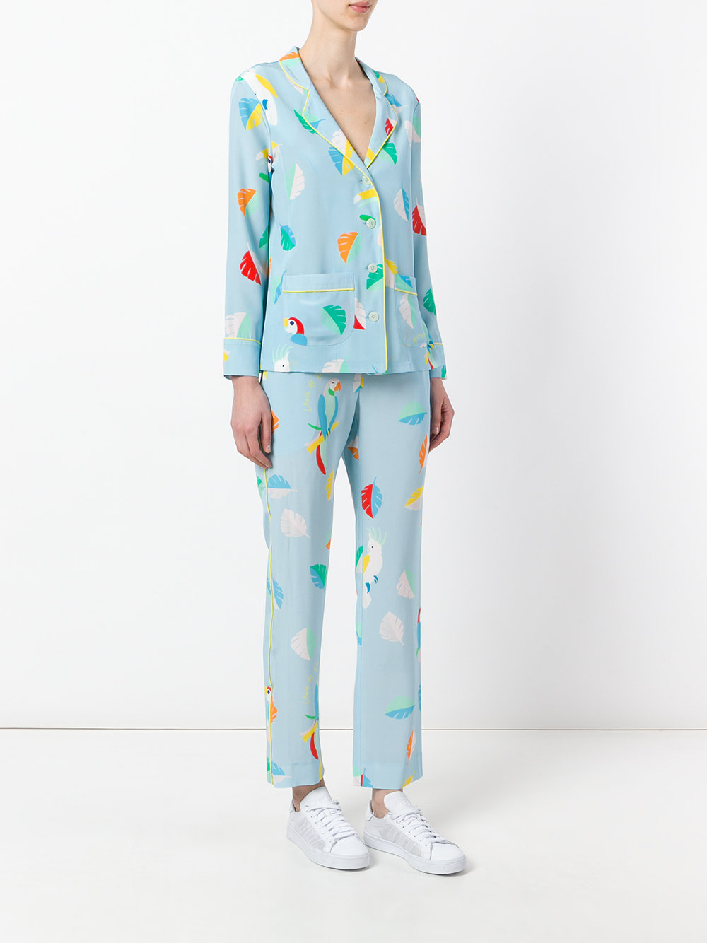 printed bird pyjama