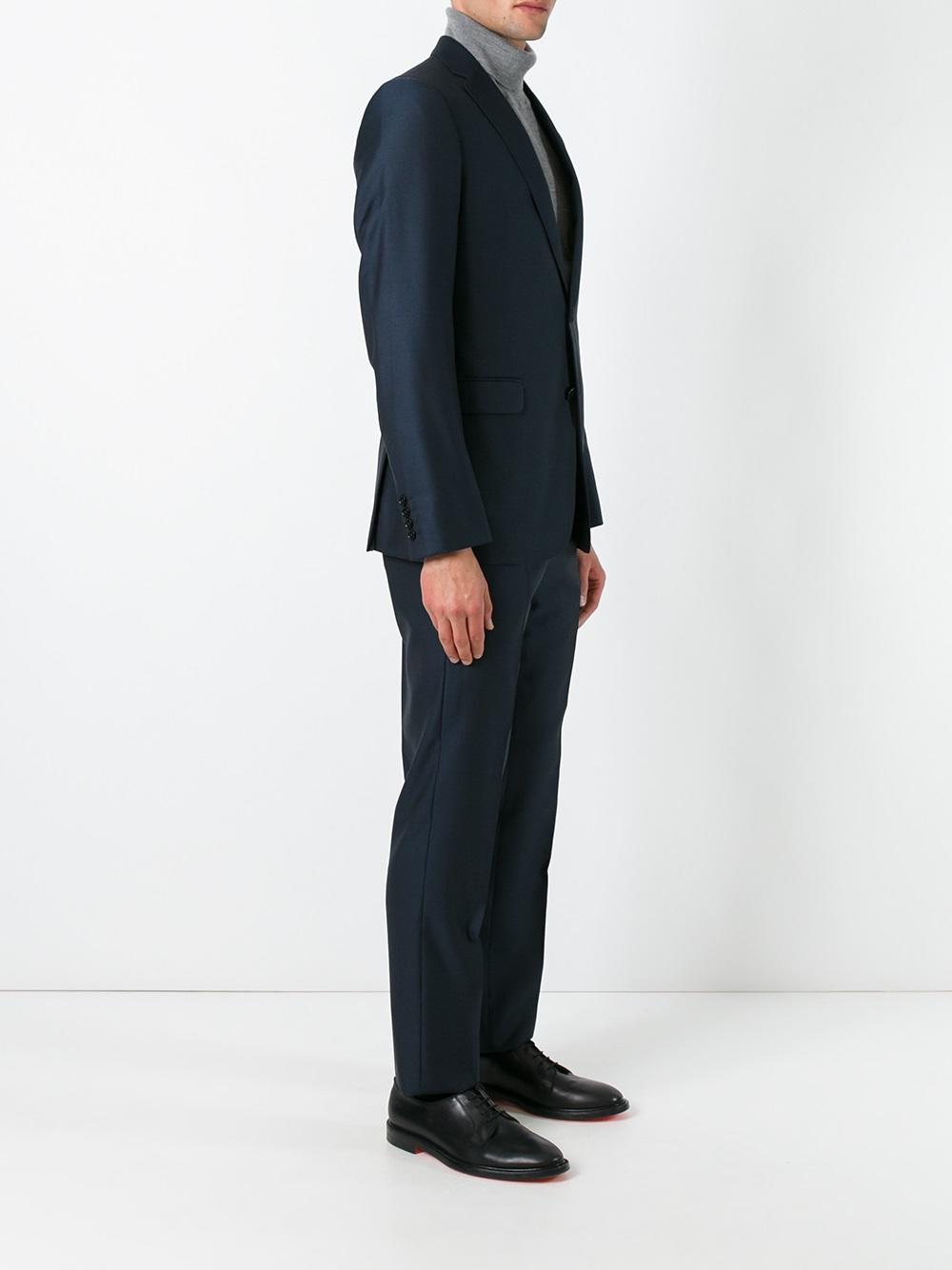 flap pockets formal suit