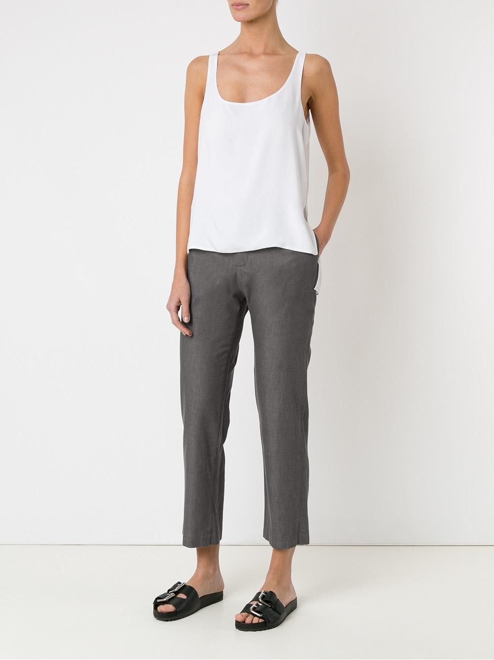 cropped trousers