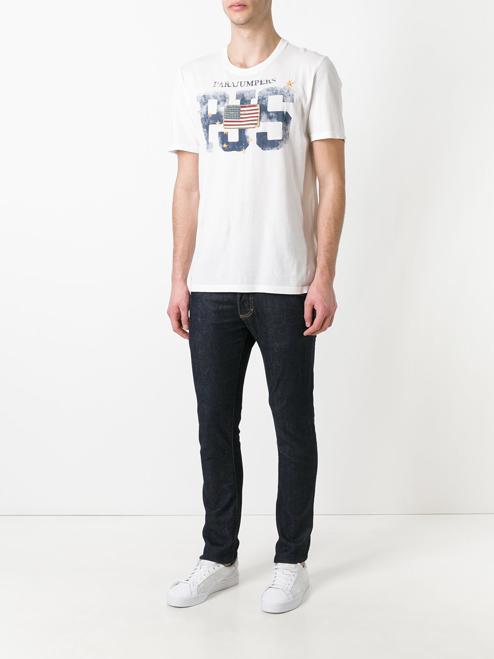 flag patch T-shirt