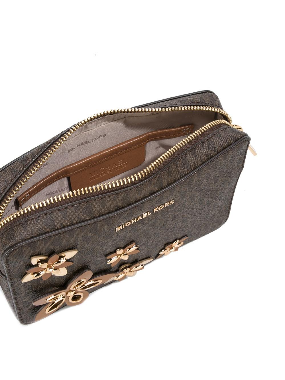 flora applique shoulder bag