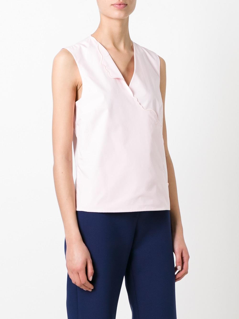 face trim tank top 