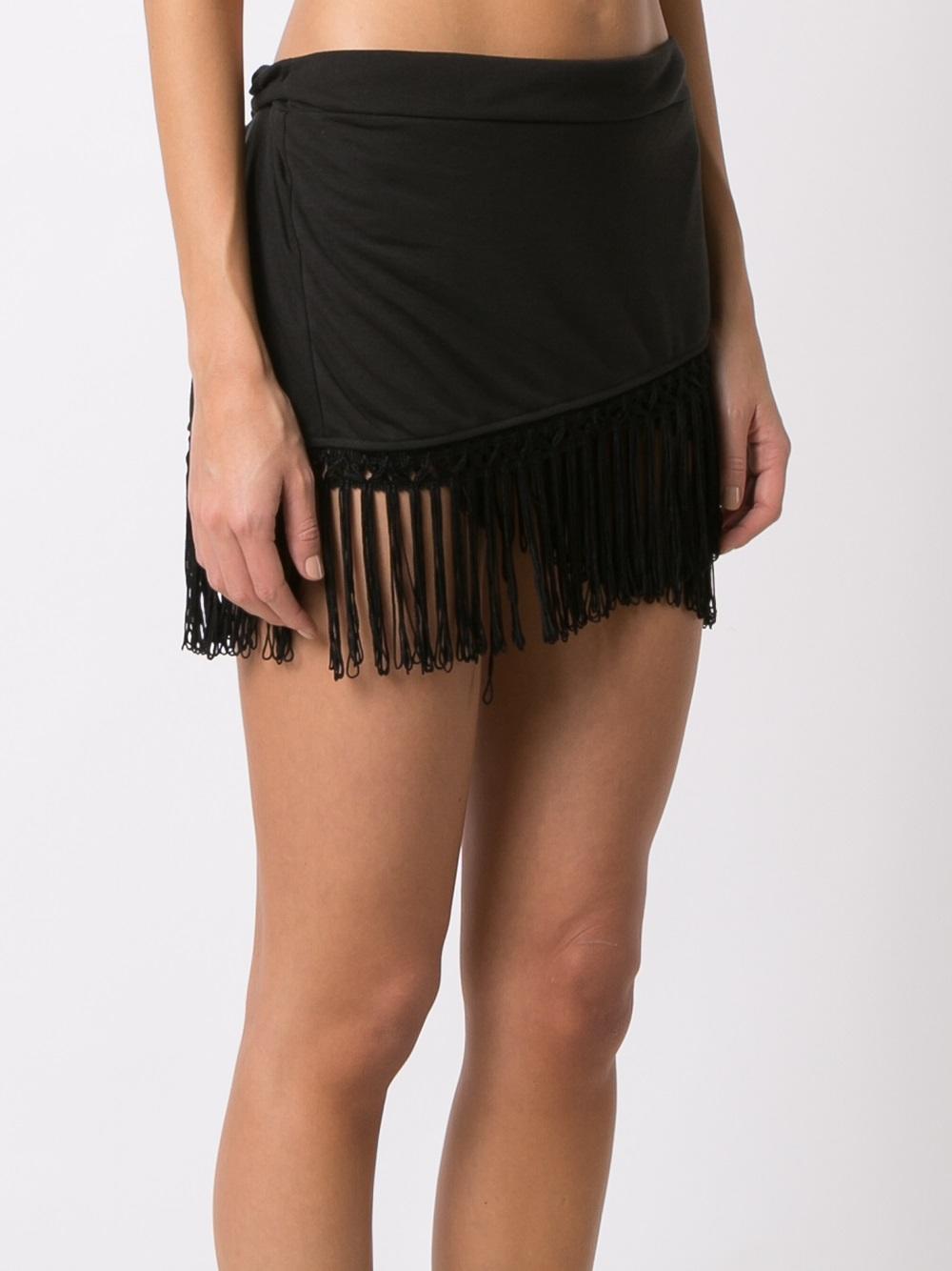 fringed skirt