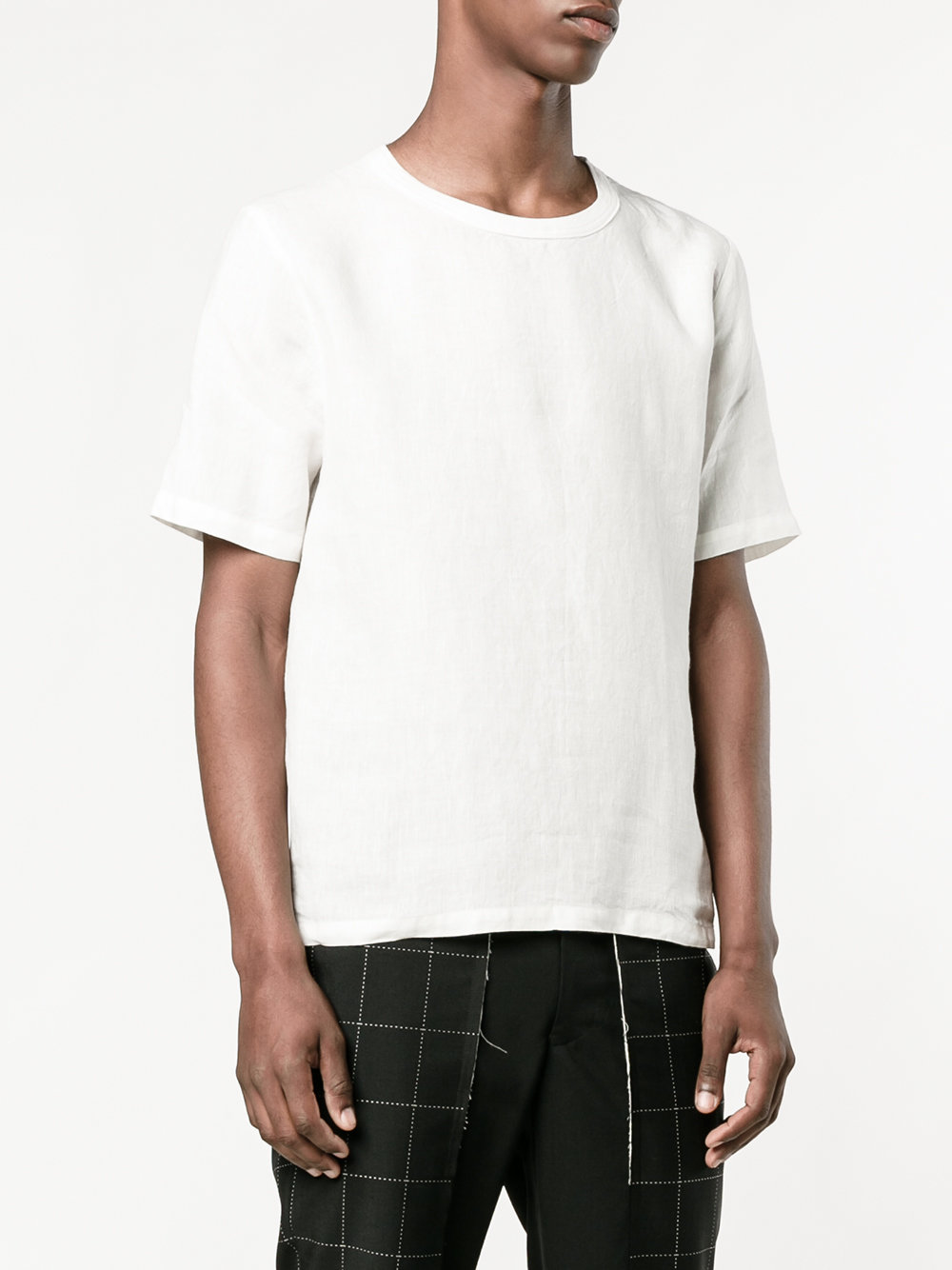 linen weave t-shirt