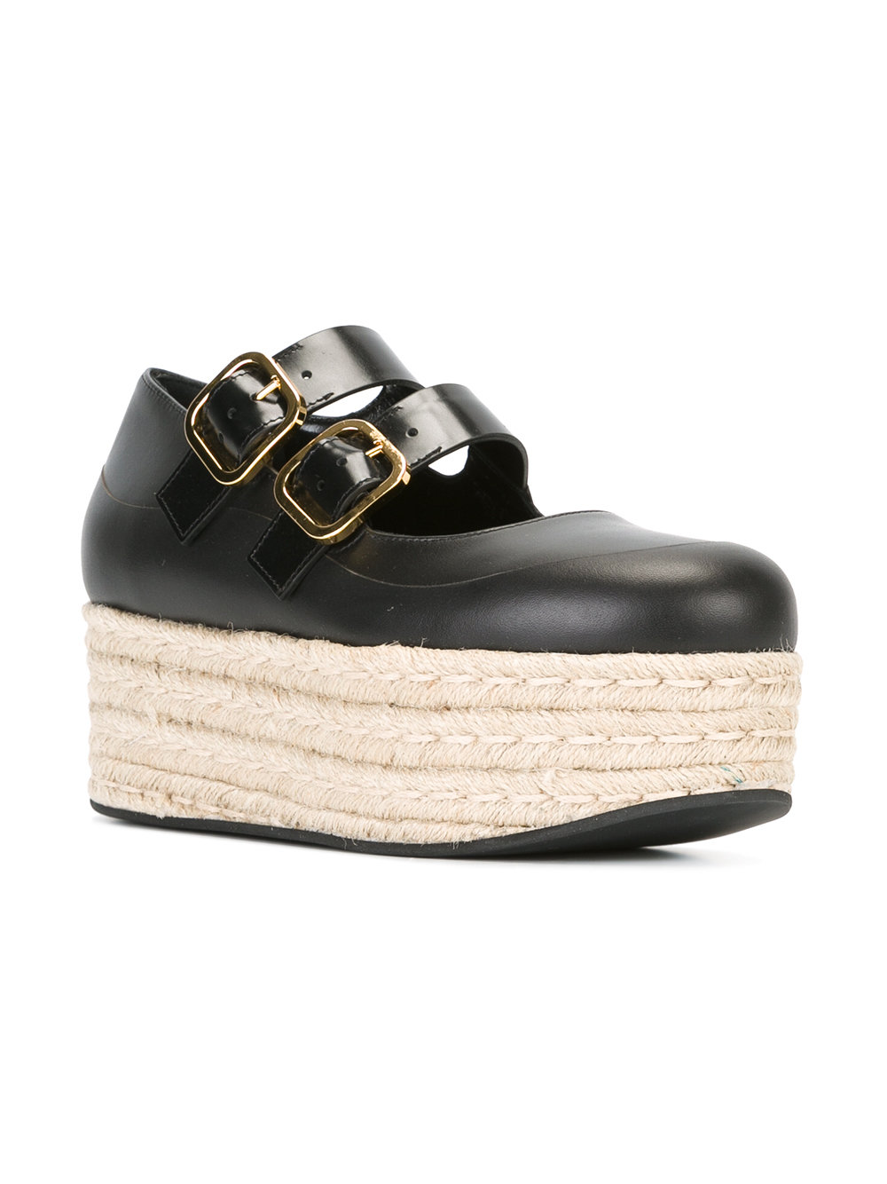 Mary Jane platform espadrilles