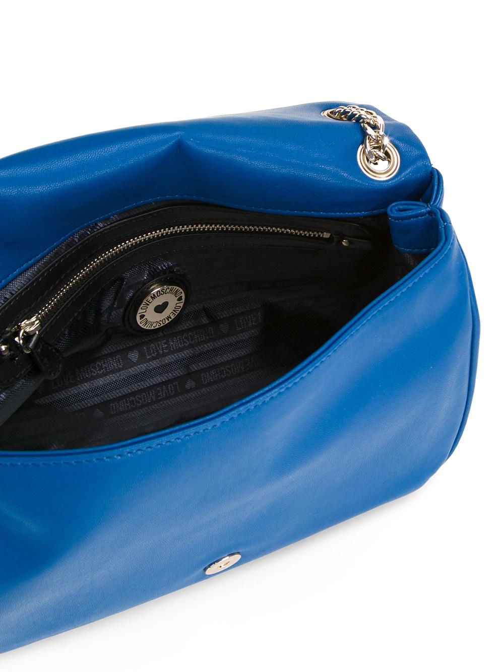 embossed shoulder bag