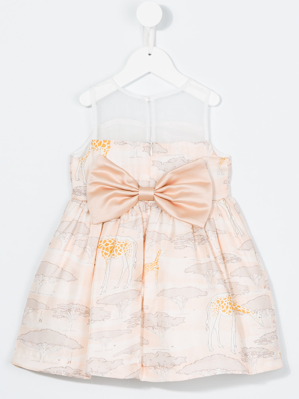 Printed Silk Bodice连衣裙