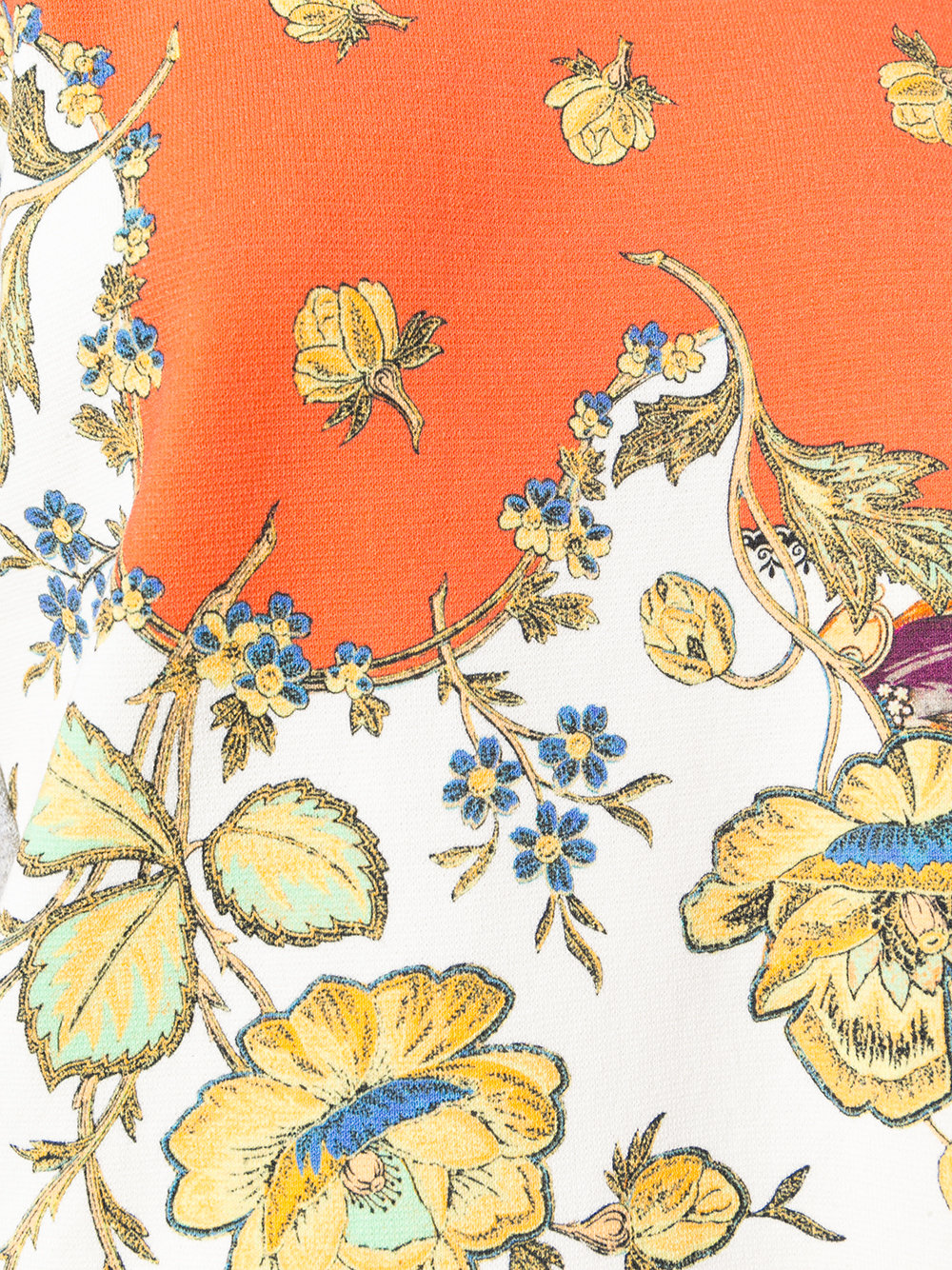 floral print sweatshirt 