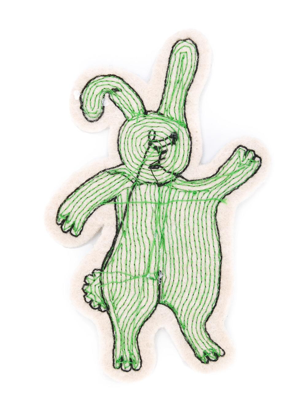 beaded bunny patch