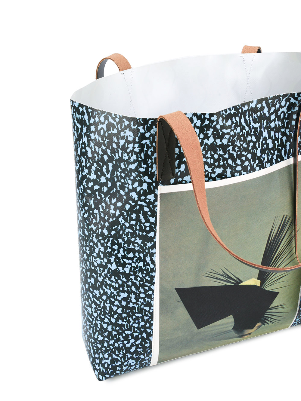 printed shopper tote