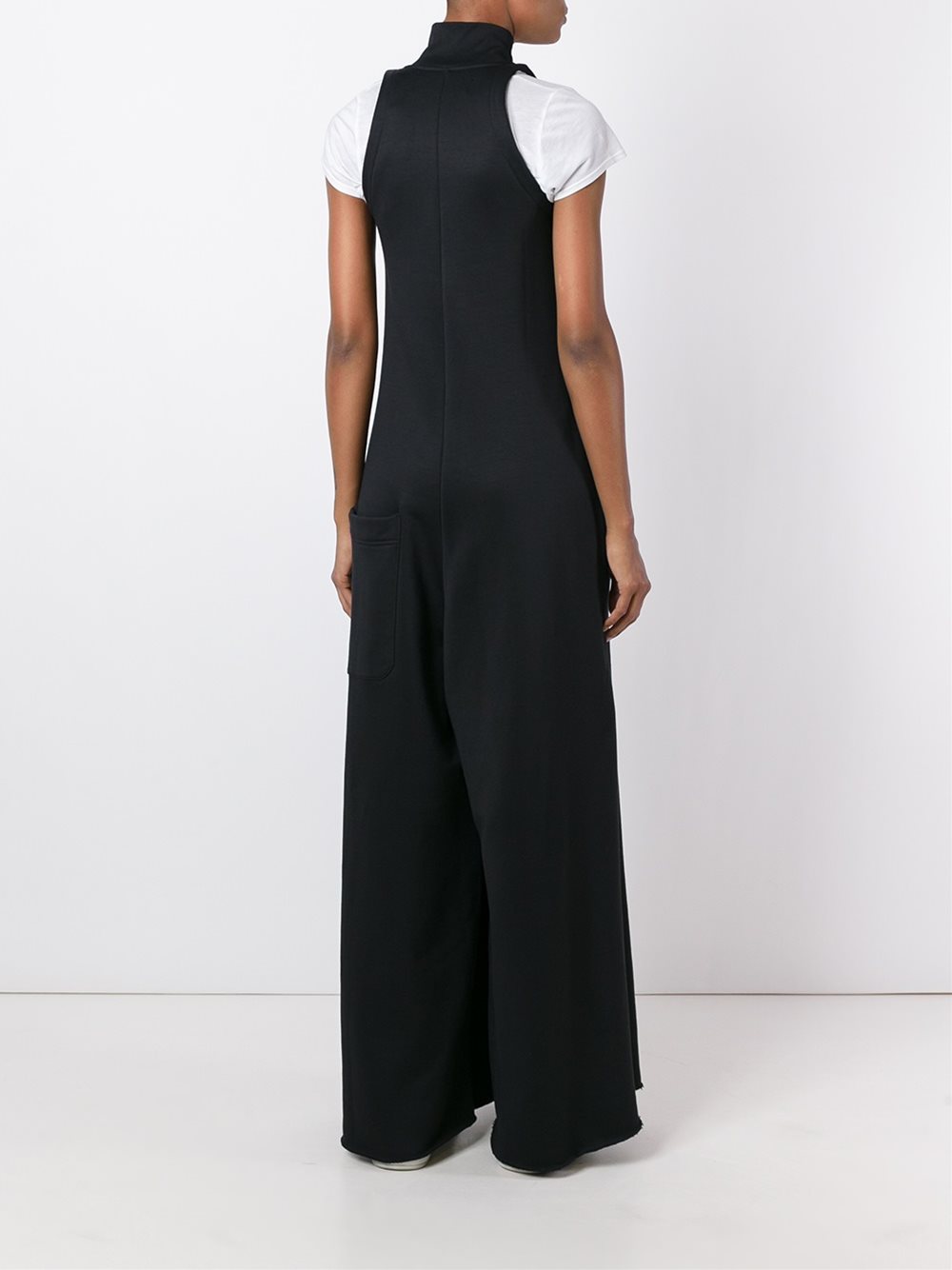 high neck wide-legged jumpsuit