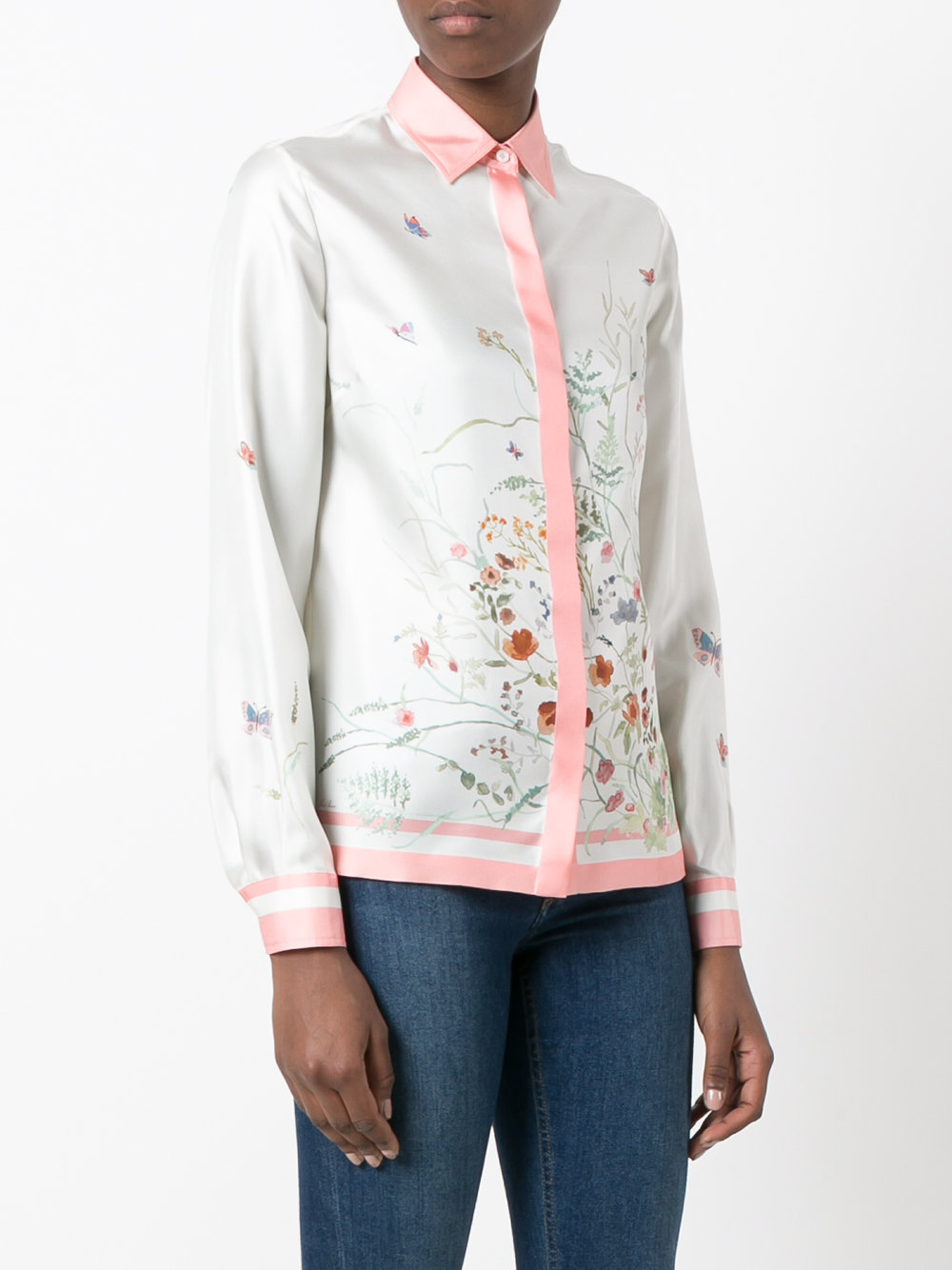 floral print shirt