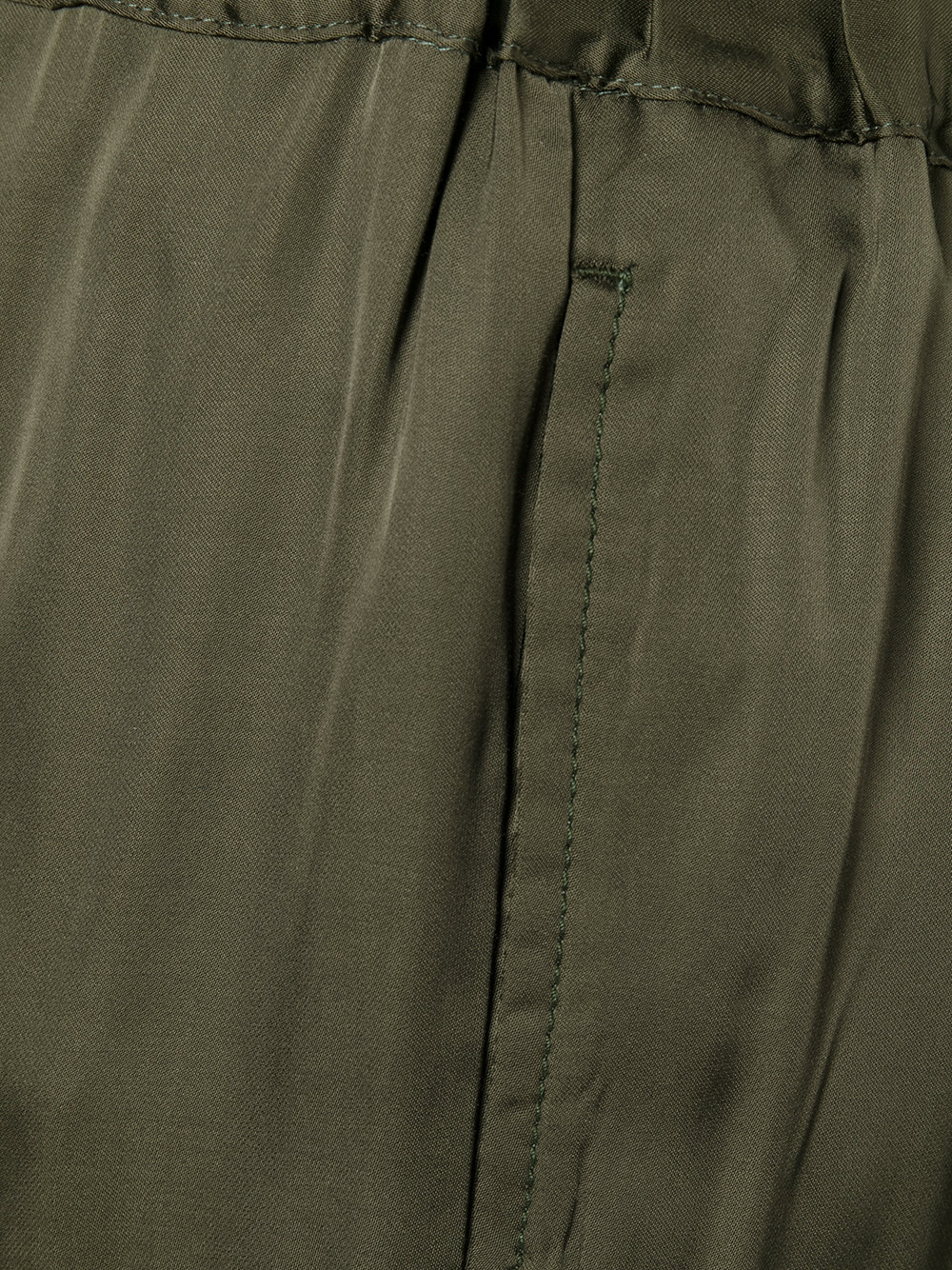 stretch waist cropped trousers