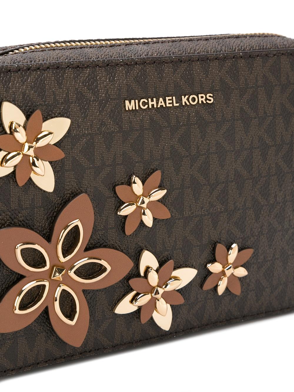 flora applique shoulder bag