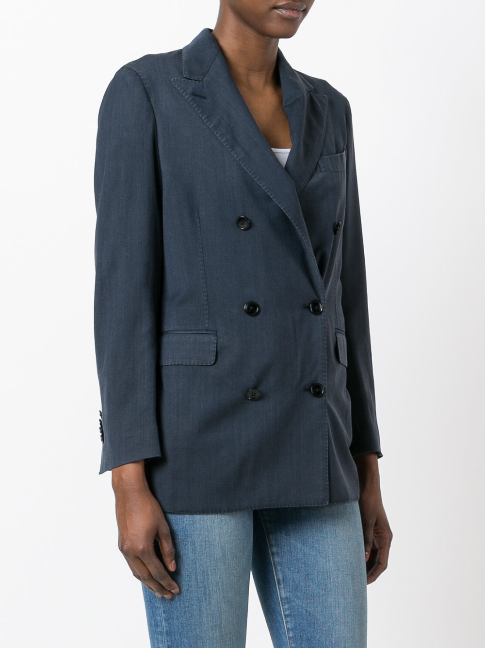 double-breasted blazer