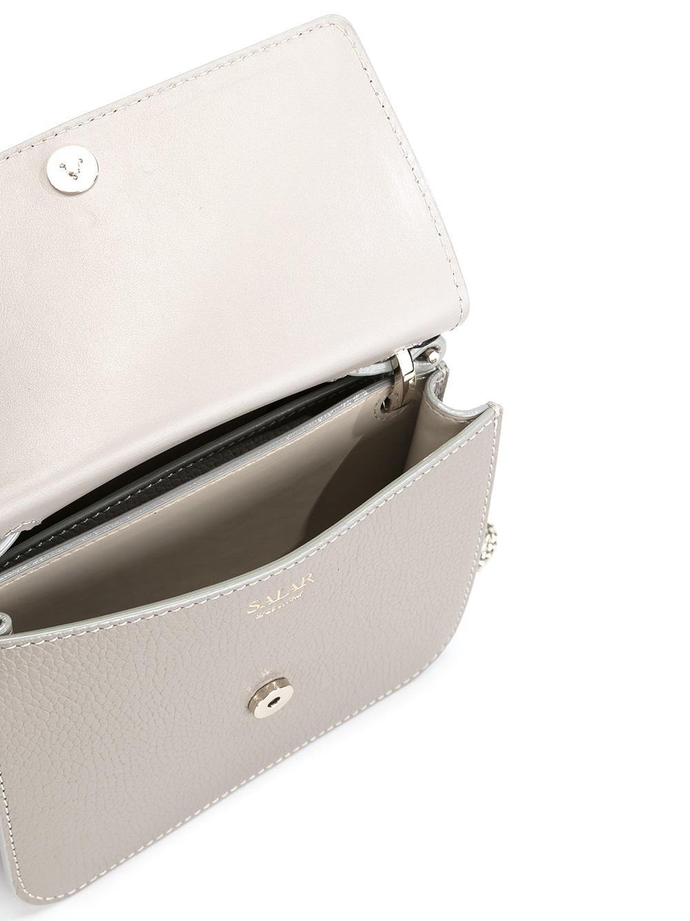 studded handle satchel bag