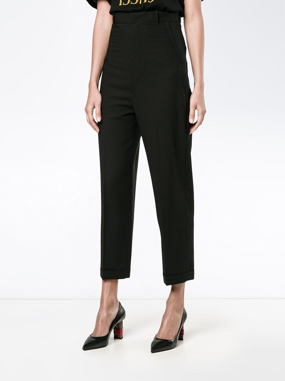 Tapered High Waist Trousers