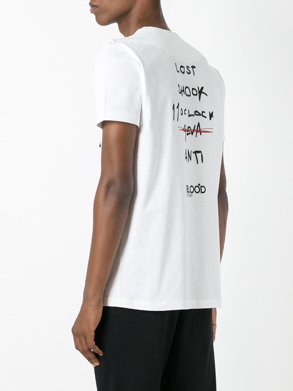 stylised print T-shirt