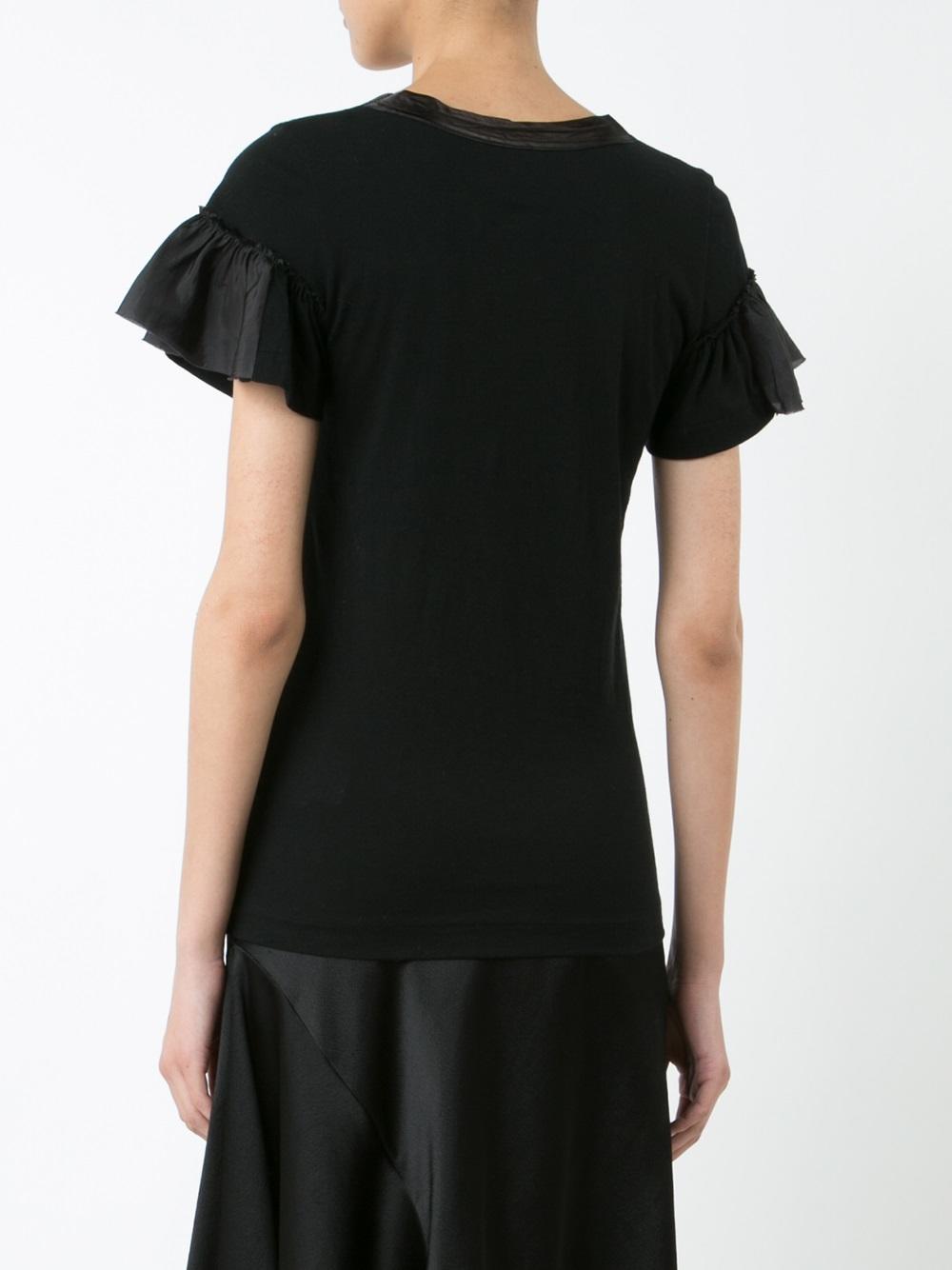 flutter sleeve T-shirt