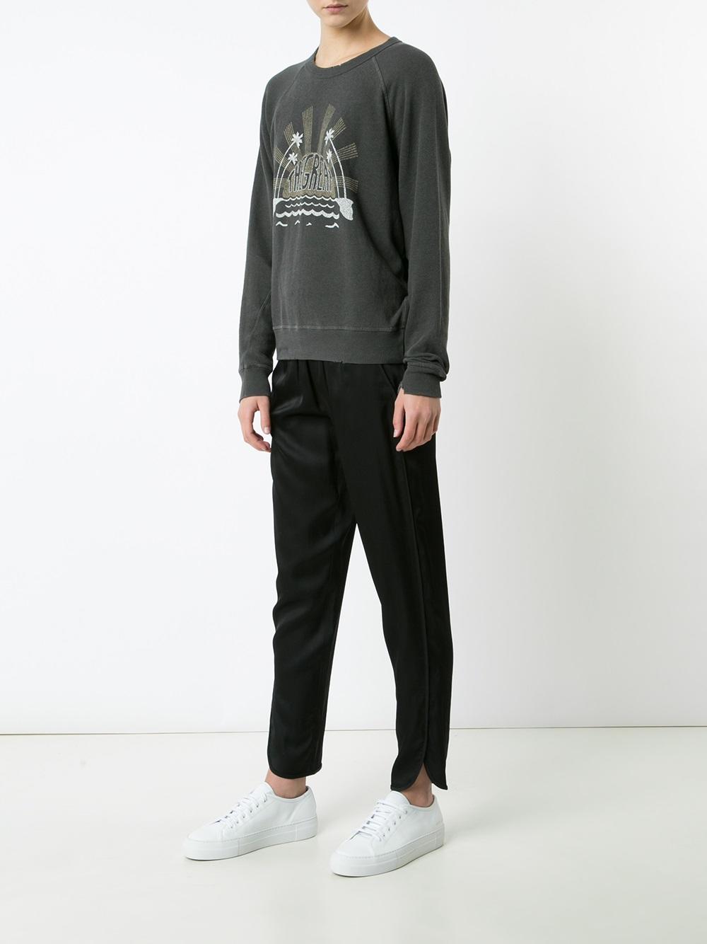 logo print sweatshirt
