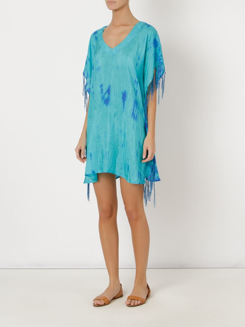 tie-dye kaftan