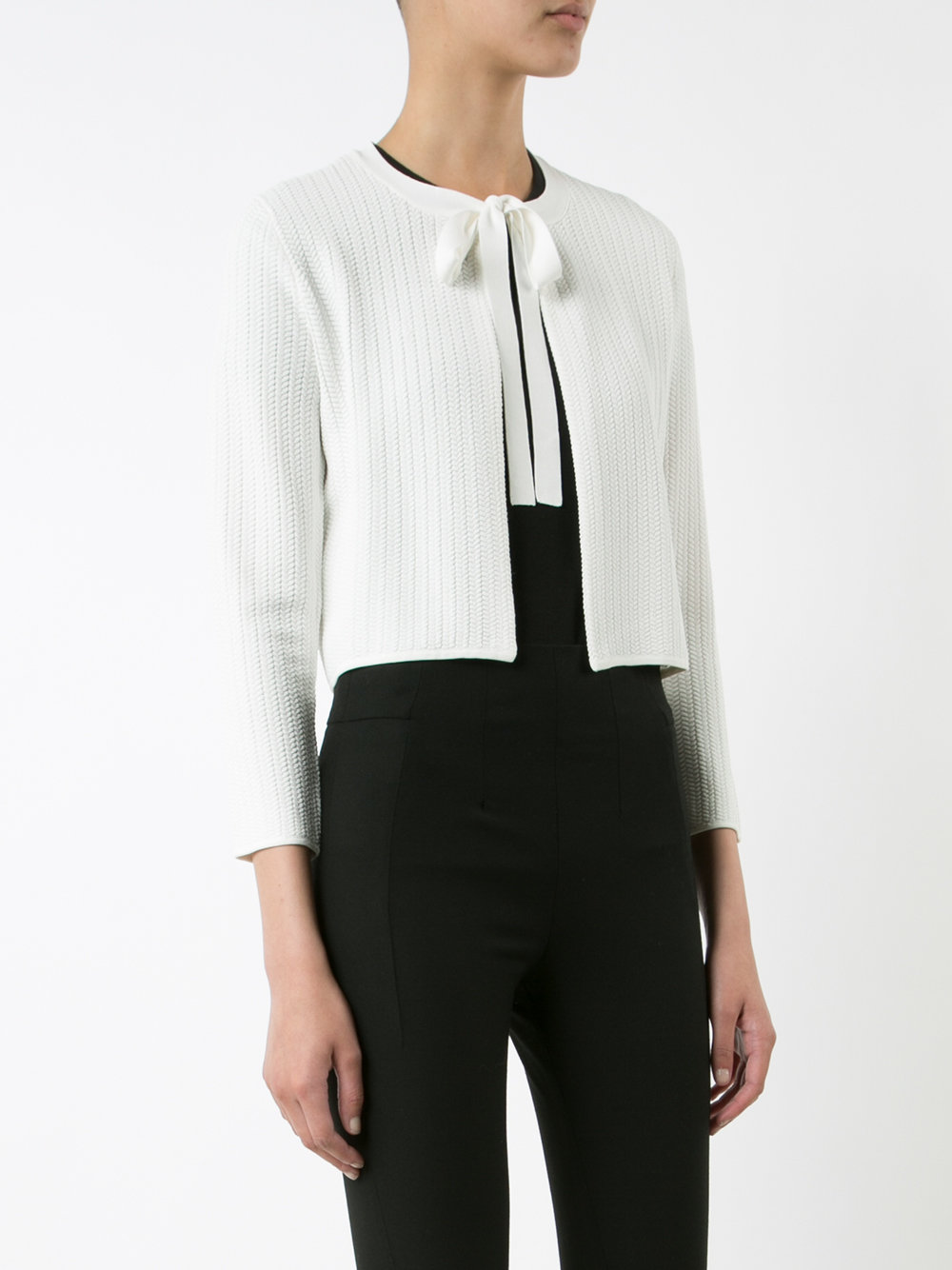 tie detail cardigan