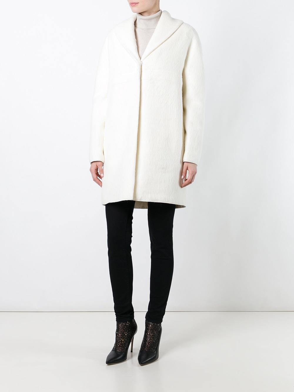 padded fur lined coat