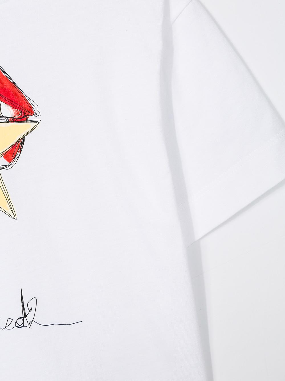 star lips print T-shirt